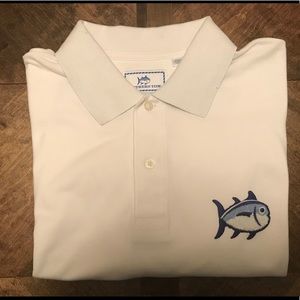 Southern Tide white polo
